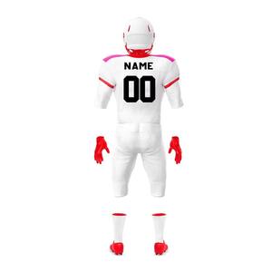 Meilleur dernier style d'uniforme de football américain Ensemble de 2 pièces Vêtements de sport respirants comprenant des maillots Plus Size Options - Product Image 3