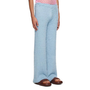 Cintura ajustable Ropa de calle Mohair Flare Pantalones de chándal Resistente a las arrugas Jogger recto Frente plano Cordón de algodón - Product Image 2