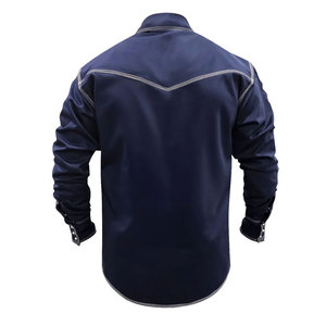 Chemise à col tailleur pour la conférence Chemise de travail toutes saisons pour une utilisation toute l'année Chemise en popeline douce pour un look raffiné - Product Image 6