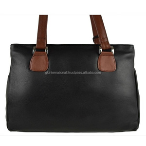 Bolso de mano de gran capacidad para mujer, cartera de mano de gran capacidad con tono de remolque suave, de viaje, de cuero genuino, para primavera, 2023 - Product Image 6