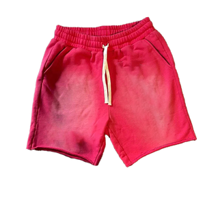 เสื้อสเวตเตอร์แขนสั้นผ้าคอตตอนผ้าเกล็ดปลาแบบสั้นสำหรับผู้ชายผ้าระบายเหงื่อผ้าคอตตอนซีดแดดสไตล์วินเทจผ้าซักกรด - Product Image 2