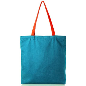 Sac fourre-tout en coton recyclé avec logo personnalisé imprimé Sac à provisions simple en coton d'épicerie écologique avec poignée - Product Image 6