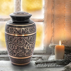 Urnas de cremación de latón duraderas personalizables ecológicas hechas a mano modernas cenizas recuerdo conmemorativo para seres queridos - Product Image 5