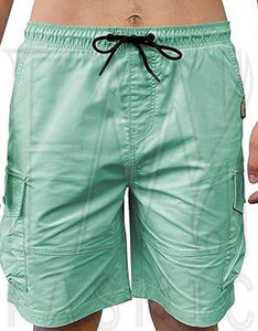 กางเกงขาสั้นคาร์โก้ผู้ชายแฟชั่นฤดูร้อน ผ้าฝ้ายออร์แกนิค ระบายอากาศดี มีหลายกระเป๋า ขนาดสั่งตัดได้ - Product Image 1