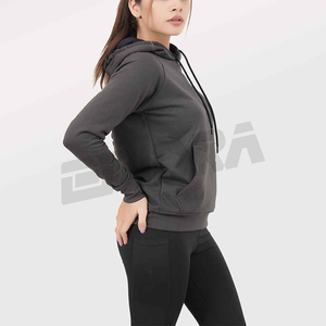 Chándal con capucha y núcleo de carbón para mujer, conjunto de dos piezas de invierno, sudadera con bolsillo de canguro y pantalones para correr para clima frío - Product Image 1