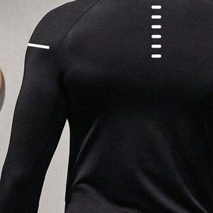 Wholesale <b>Gym</b> Fitness Men Letter Graphic Raglan Sleeve Hooded Sports <b>Hoodie</b> - Product Image 5