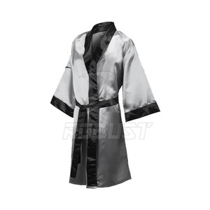 Bata de Boxeo de Satén de la Mejor Calidad con Capucha para Combates de Boxeo |   Diseño y Colores Personalizables a Precio Económico - Product Image 1