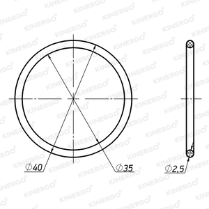 Joint torique ORGM14 pour ORGM14 265mm LU (4T60E, 4T80E) - Product Image 2