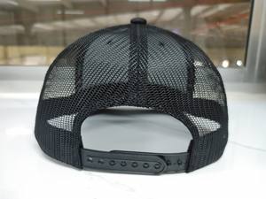 Wholesale High Quality Leather Patch Logo Trucker <b>Hat</b> with Your Logo, <b>Vintage</b> Fashion for Everyone, Crafted in Injae Vina Vendor - Product Image 4