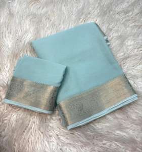 ชุดส่าหรีงานปาร์ตี้สไตล์อินเดีย พร้อมขอบผ้าทอลายแจ็คการ์ดเนื้อนุ่ม สีสันทันสมัยไม่ซ้ำใครสำหรับผู้หญิง-มีสินค้าพร้อมส่ง - Product Image 2