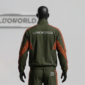 Veste coupe-vent imperméable unisexe vintage 2026 en polyester et nylon léger, grande taille, pour le sport d'hiver et le jogging - Product Image 5