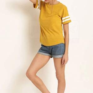 Camiseta de Algodón para Mujer, Informal, para Verano, Tela Suave, Camiseta Estampada para Chicas, Moda Diaria - Product Image 4