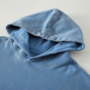 Sweat à capuche personnalisé de haute qualité 100% en molleton de coton, vêtements d'hiver de meilleure qualité avec broderie complète personnalisée - Product Image 2