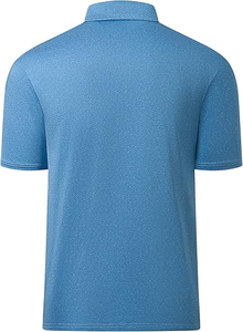 Polo unisexe en coton pur de haute qualité en gros, polo imprimé - Product Image 5