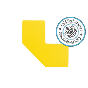 LongLife CP - Marcatura del Pavimento L-Angolo, autoadesivo 75mm, Giallo, 50 pz. / Confezione.- LGCP-75-L-04 - Product Image 2