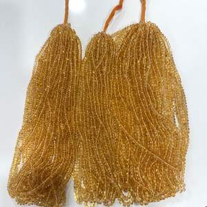 Cuentas Redondas Lisas de Citrino Natural de Alta Calidad, Amarillo, de 4 mm a 5 mm, Hilo de Piedras Preciosas, Más de 50 Años de Experiencia en la Fabricación de Joyas - Product Image 2