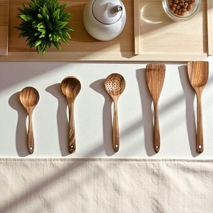 Custom Eco-Friendly Food-Grade Wooden Spoon and Fork Set <b>for</b> Home Cooking <b>Weddings</b> Restaurants - Product Image 4