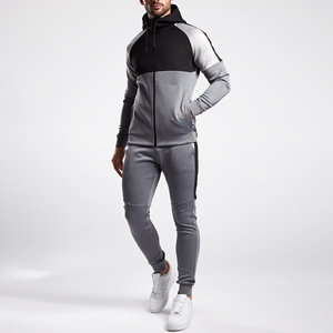 Ensemble de survêtement personnalisé pour hommes coupe ajustée OEM vente en gros de survêtements personnalisables avec logo hiver survêtement avec logo personnalisé - Product Image 1