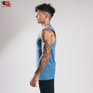 Débardeur sans manches à logo personnalisé pour hommes Haut de gymnastique et de course de haute qualité | T-shirts sans manches 2025 Trending Muscle & Bodybuilding - Product Image 2