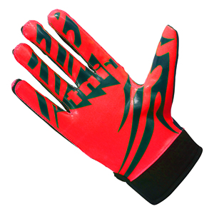 Guantes de receptor de fútbol juvenil Guantes de fútbol americano transpirables con servicio OEM de Palma adhesiva - Product Image 5