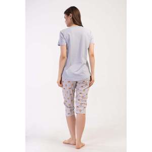 Ensemble de vêtements pour femmes P.SUPREM O YAKA KISA KOL ETEGI OVAL KAPRI - TAS - TAS - Product Image 3