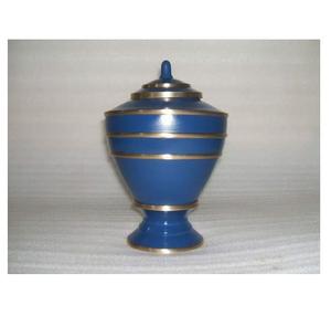 Cendres humaines urnes de crémation bleues européennes uniques finies élégantes pour les fournitures funéraires urnes en métal au prix de gros nouveau souvenir - Product Image 2