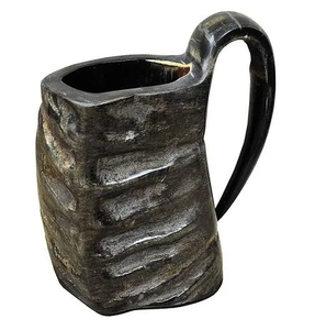 Taza de Cuerno de Búfalo Nueva, Hecha a Mano, Excelente Diseño, Taza de Cuerno de Búfalo para Agua, Precio Accesible - Product Image 4