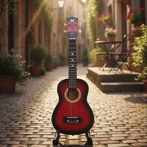 Ukelele Soprano SOLOBEAT de 21 Pulgadas, 4 Cuerdas, Acústico, Cuerpo de Caoba, Diapasón de Palisandro, Acabado Pulido/Barnizado, para Principiantes - Product Image 1