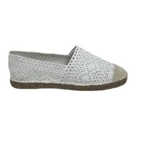 Espadrilles en dentelle au Crochet pour l'été 2022, tissu en dentelle au Crochet léger et semelle intérieure en Jute de qualité garantie - Product Image 1