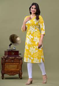 Kurti pakistanais indien de qualité supérieure, design brodé élégant, tunique longue pour femmes pour un usage quotidien - Product Image 2