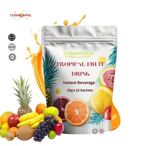 HACCP GMP Halal-Certified Malaysia Beverage Manufacturer Tropical Fruit Mixed Vegetables Fruit Drink With Natural Ingredient