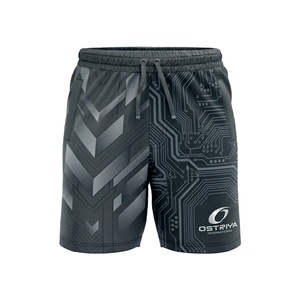 Pantalones Cortos Deportivos para Hombre, Diseño 2026, Cintura Media, Tejido Transpirable de Secado Rápido, Logotipo Frontal en Lona, Ostriya International - Product Image 1