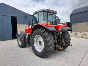 2006 Massey Ferguson 6490 tracteur Dyna-6 suspension complète 3 bobines manuelles 580 pneus authentiques avec boîte de vitesses de pompe en bon état - Product Image 5