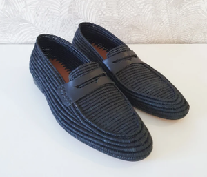 Listo para enviar Rafia Hombres zapatos, Hombres mocasines, hecho a mano Hombres zapatillas, Marroquí Hombres zapatos - Product Image 2