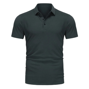 Golf de hombre alto de marca de alta calidad para hombre para camisa con diseño impreso tela de lana transpirable Material de poliéster/algodón - Product Image 3