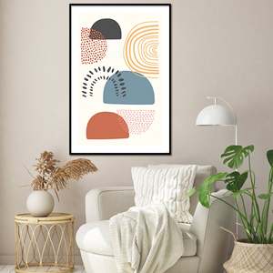 Abstract Shapes <b>Poster</b> Paper Wall Decor - Product Image 3