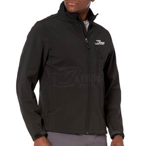 Nuevo diseño de talla grande chaqueta Softshell ropa de invierno hombres chaqueta Softshell con cremallera chaqueta Softshell - Product Image 3