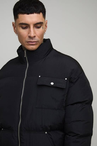 Blouson matelassé 2026 OEM Vente en gros Meilleure qualité Hommes Coupe-vent Hiver Chaud Extérieur Toile à capuche Avant - Product Image 3
