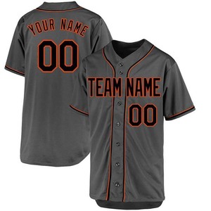 Maillot de baseball personnalisé adulte boutonné nom de l'équipe numéro uniformes hommes jeunes sublimation polyester prix de gros maillot - Product Image 4