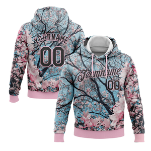 Sudadera con capucha de sublimación de camuflaje, jersey de mezcla de algodón de diseño personalizado con bolsillo de canguro, sudaderas con capucha para adultos jóvenes - Product Image 4