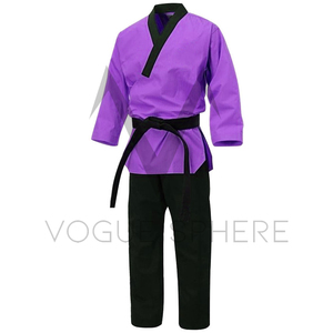 Uniformes de karaté 100% coton à prix de gros bon marché uniformes de karaté de haute qualité personnalisés - Product Image 5