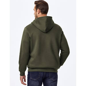 Top personalizado 6XL peso pesado de gran tamaño francés Terry Hoodie 100% algodón grueso 500 Gsm 3DPrinted en relieve hombres Streetwear bordado - Product Image 6