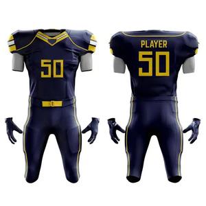 เสื้อฟุตบอลแขนสั้นพิมพ์ลายทแยงระบายอากาศชุดอเมริกันออกแบบได้ตามต้องการ - Product Image 3