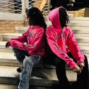 Pull à capuche personnalisé OEM pour hommes en coton éponge de haute qualité Streetwear sérigraphie pour l'automne - Product Image 6