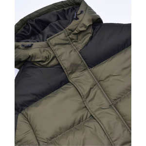 เสื้อแจ็คเก็ตพัฟเฟอร์แบบมีฮู้ด Irongate ฮู้ดถอดได้ ทรงยาวบาง สีสั่งทำพิเศษ กันน้ำ ระบายอากาศได้ดี - Product Image 2