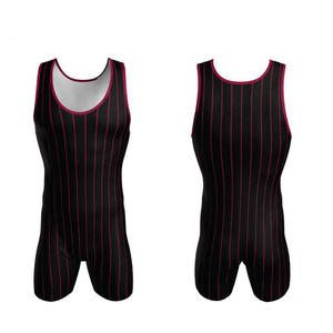 Combinaisons de lutte personnalisées sublimées pour hommes, combinaison de musculation en gros, combinaison de lutte à séchage rapide pour hommes, spandex coton 220g - Product Image 5