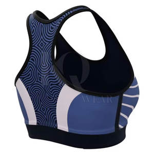 Sujetador deportivo de talla grande para mujer, para gimnasio, correr, yoga, fitness, con relleno, tirantes ajustables, malla transpirable, sin costuras en la parte delantera - Product Image 2