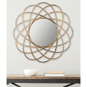 Elegante Marco de espejo de pared de Metal hecho a mano Premium diseño moderno de aspecto antiguo para decoración del hogar de alta gama - Product Image 1