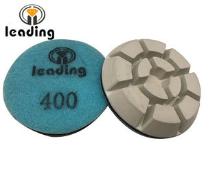 Disques de polissage en résine blanche de 76 mm (3 pouces) pour béton clair, non tachants, utilisation humide ou sèche, granulométrie de 30 à 3000, épaisseur de 10 mm - Product Image 6