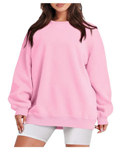 Sweat-shirt et sweat à capuche pour homme, 100% coton, tricoté, motif uni, coupe ample avec bouton et logo sur le devant - Product Image 1